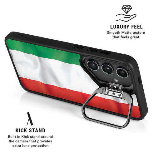 Italy Flag Galaxy S25 Ultra Kickstand Case